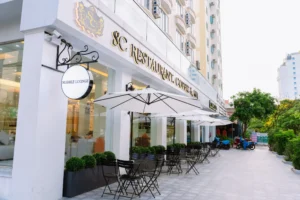 lounge outside SC Luxury Hotel